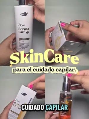 Sigo buscando lo mejor para mi cabello y encontre Dove derma care ♡ Estoy cuidando mi cabello desde el cuero cabelludo ♡