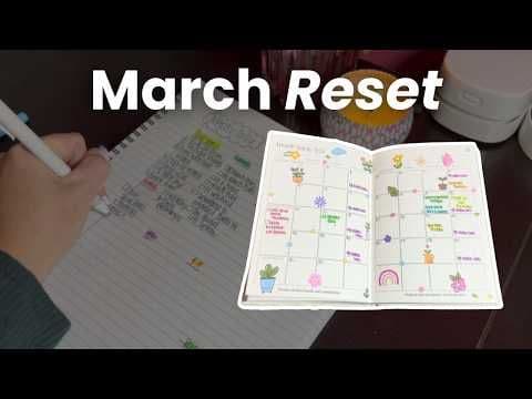 Planning That Doesn't Overwhelm | March Reset Walk-Through