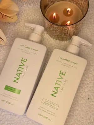 I’ve been using Native for a few weeks and it’s being a big change for my hair,it really cleans my scalp and makes my hair feels super healthy and natural #complimentary #GiftedByNative #nativecucumberminthaircare @influenster @Native