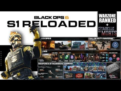 ☣️ BLACK OPS 6 SEASON 1 RELOADED Update + Zombies Citadelle des Morts + WARZONE RANKED Update