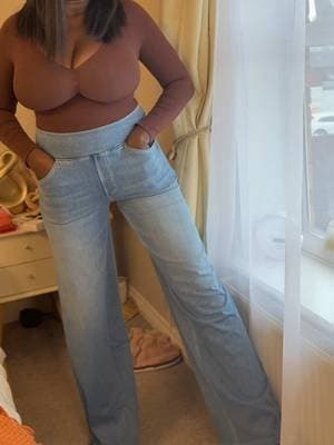 High waisted tummy control baggy jean from @Halara_official …I love this one in particular #creatorsearchinsights #h#ha