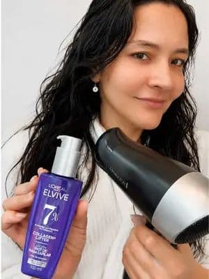 ¿Mi cabello necesitaba un cambio? 💜 Sí, y la nueva línea Elvive Collagen Lifter de L’Oréal Paris me sorprendió. ✨ Más c
