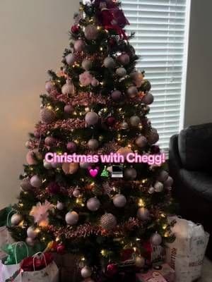 Christmas with Chegg!💓🎄@Chegg ##CheggCreator, #ad #smallstepsftw #springsemesterprep #universityofnorthtexas #semesterprepwithme