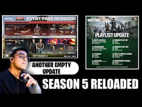 WARZONE Season 5 RELOADED LIVE! New META, Patch Notes & Black Ops 7 Camos are here!