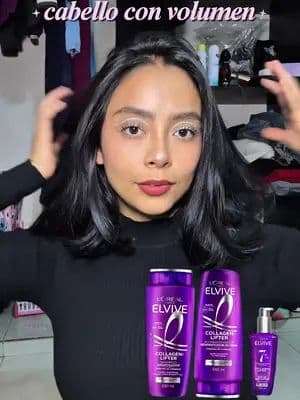 ¿cabello con más volumen? con el nuevo kit Collagen Lifter de @L'Oréal Paris MX 💜 #MiPeloVersionXL #LorealParisHair #ventaquincenal #cabello #tiktokshop