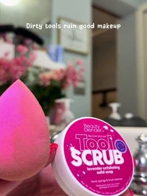 Clean tools. Better makeup. It really is that simple. 🧼✨ #beautyblender #makeuptools #makeuphacks #beautytok #tiktokshopfinds