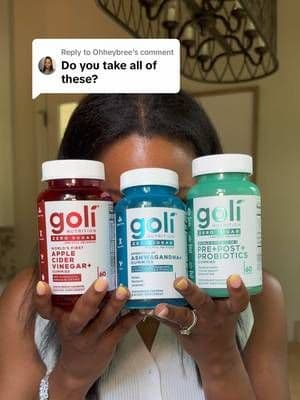 Replying to @Ohheybree how I take my Goli gummies daily 👀 keeping it simple + adjusting as needed 🤍 all of these are in my showcase & I linked the trio in this video if you want to check it out 🛒 always do what’s best for you & consult your doctor @Goli® Nutrition #superbrandday #golisuperbrandday #boostwithgoli #tiktokshopcreator #wellnessroutine