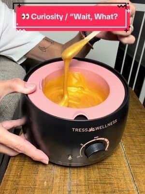 Bye-bye, Hair, peace out by razors, and no more razor burn or bumps! #ad##tresswellness##wax##waxfromhome##waxingkit