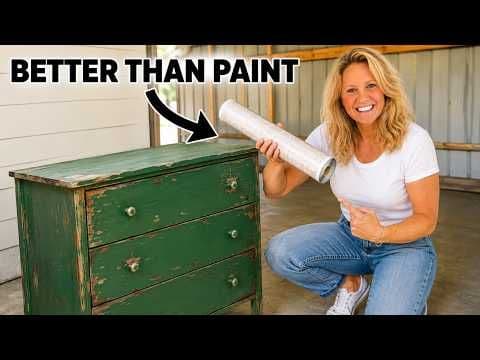 IKEA Dresser Makeover With Peel & Stick Wallpaper | Easy IKEA Hack & DIY Furniture Flip