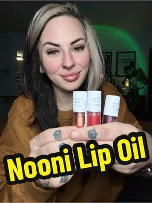 @nooni If youโre looking for a glossy lip tint, lip oil combo, RUN! These are selling out so fast! #nooni #tiktokshopcreatorpicks #tiktokshopblackfriday #dealsforyoudays #liptint