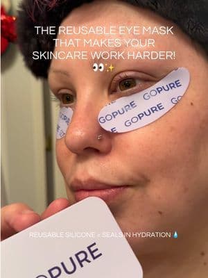 Busy mom mornings don’t leave time for complicated routines, so I’ve been using these @Gopure reusable silicone eye masks to help my eye creams and serums absorb better. They lock in hydration, smooth dry under-eyes, and give a more refreshed look without adding extra steps. Perfect for tired mom eyes that need a little extra care. 💙✨ #gopure #undereye #eyemask #tiktokshopsparkcreator #tiktokshopcreatorpicks