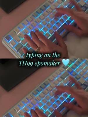 @Epomaker Keyboard TH99 π©΅π¦π tri-mode, RGB, and way too satisfying not to share π©Άβ¨οΈ Comes with creamy jade switches π«§ Epomaker will be having a huge sale for Black Friday, you need check it out π€ #TikTokBlackFriday #tiktokshopdeals #mechanicalkeyboard #asmrtyping #epomaker