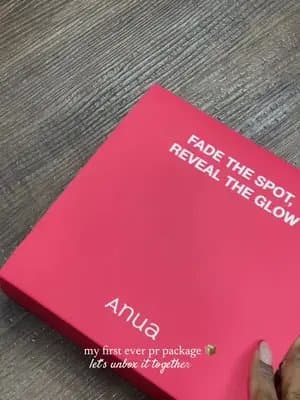 pov: you finally received your first PR package from a famous skincare brand thank you @StyleKoreanMY @Anua Malaysia ❤️
