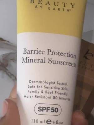 SPF isn’t optional… it’s the best anti-aging step you can take. ☀️ #SPF50 #SunProtection #BeautyByEarth #TikTokShop #SkincareRoutine