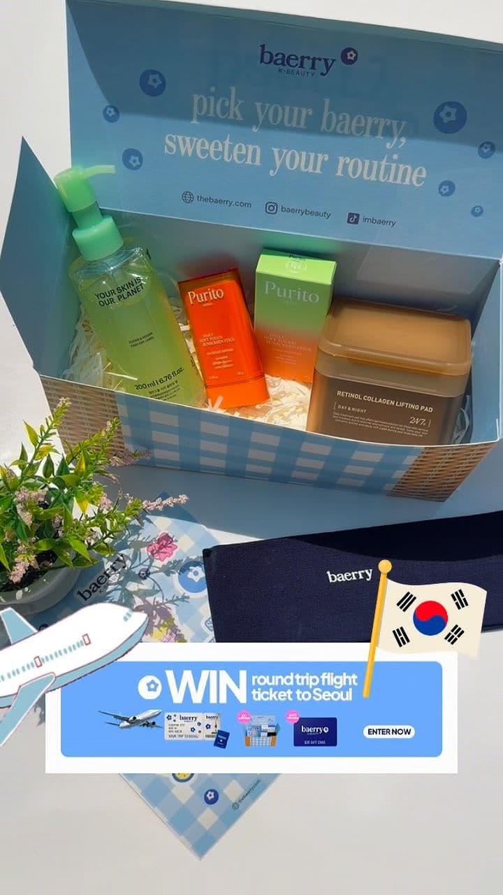 βοΈ Baerry is giving 1 lucky winner a FREE trip to Seoul!
Plus:
π 100 winners will receive this adorable limited-editio