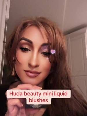 Huda beauty mini liquid blushes are one of my favorite minis in my collection #MiniMakeup #MiniBlushes #MiniCollection #Minis #MakeUpMinis #FullFaceMakeupMinis #What’sInMyMiniMakeUpBag #Trend #Viral #Follow #HudaBeauty #TikTok #TikTok #TikTokCreator #TikTokShopRestock#Blush #Glow #AffordableMakeUp @hudabeautyshop