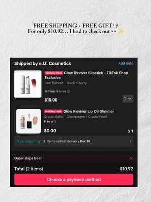If you’ve been eyeing e.l.f., this is your sign 👀🛒This deal was too good to pass up🤦😜 @elfcosmetics #elfcosmetics #