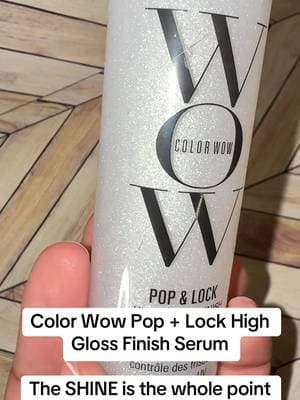 Color Wow Pop + Lock is an oil-in-serum designed to help tame the appearance of frizz, smooth flyaways, and give hair that glossy, polished finish without weighing down your look. 💎 #ColorWow #PopAndLock #GlossyHair #FrizzControl #TikTokShop