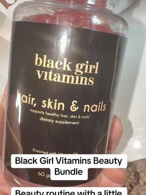Black Girl Vitamins bundles beauty-focused supplements together, including collagen peptides and vitamin D3, for an easy all-in-one addition to your wellness shelf. 💕💊 #BlackGirlVitamins #BeautyBundle #CollagenPeptides #BeautyWellness #TikTokShop
