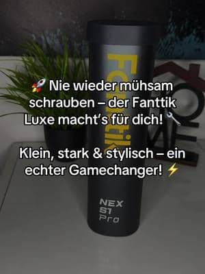 🚀 Nie wieder mühsam schrauben – der Fanttik Luxe macht’s für dich! 🔧 3 Drehmomentstufen, 220 RPM Power & 2000mAh Akku = Möbel & Projekte im Handumdrehen erledigt ✅ Klein, stark & stylisch – ein echter Gamechanger! ⚡️ #Werkzeug #GadgetLovers #Fanttik #DIYProjekte #TikTokMadeMeBuyIt