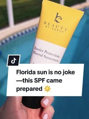 A mineral SPF that actually feels good on my skin ☀️ Beauty by Earth Barrier Protection SPF 50 is lightweight, hydrating