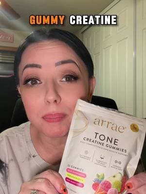 CREATINE WITHOUT THE POWDER, SHAKER OR MESS?! 💪🍬 Okay, these Arrae TONE Creatine Gummies definitely caught my attention! I've been learning more about creatine, and I love the idea of having a convenient alternative to mixing powders. 💪 Creatine supplement in gummy form ✨ Packaging advertises 5g of creatine 🍉 Sour Watermelon 🍏 Sour Green Apple 🍓 Sour Mixed Berry 📦 90 gummies per bag Creatine can help support strength and performance during repeated high-intensity exercise when used consistently alongside training. I'm checking out the taste and convenience before deciding whether I'd choose gummies over powder! Are you TEAM POWDER or TEAM GUMMIES? 👀👇 🛒 Tap the orange shopping cart to shop! #Arrae #CreatineGummies #FitnessSupplements #TikTokShopFinds #ivymademebuyit