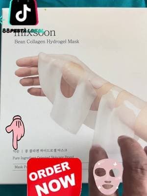 Ame esta mascarilla de colageno de Mixsoon #tiktokshop #mixsoon #mixsoonbeanessence #sale #koren #skincare #fypシ #facemask #tiktok @mixsoon