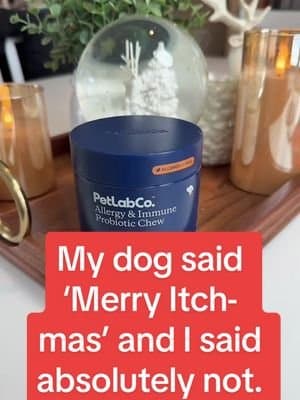 It’s Christmas…the tree is glowing, the cookies are baking, and my chocolate Lab is scratching like he’s fighting the ghosts of Christmas past. 😅 Winter dryness + sensitivities can still flare things up, even without pollen. These PetLabCo Allergy & Immune Chews may help support digestion, immune health, and seasonal skin comfort, and he thinks they’re treats, so it’s a win all around. Just trying to keep my pup merry, bright, and not itchy. 🎄🐶 #PetLabCo #DogMomLife #ChristmasDogs #DogHealth #tiktokshopholidayhaul