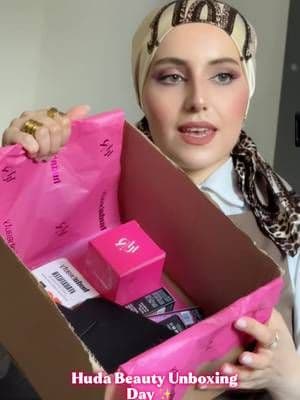 Finally unboxing my latest Huda Beauty goodies! 🤍✨ Inside this box are some amazing new favorites, and I couldn’t wait to try them. From the gorgeous shades to the beautiful formulas, I’m already obsessed! 💄 Shop everything through the link in my bio. It helps support me through my affiliate link at no extra cost to you. ✨ @Huda Beauty @hudabeautyshop #hudabeauty #hudabeauties #unboxing #AD
