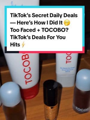 TikTok’s biggest daily deals and it’s giving BOGO — these Too Faced + TOCOBO steals are basically buy one, get one if you stack ‘em up. 20% off once you hit $59? Run. ... #fyp #abbydames #FunInTheSun #TikTokShopSummerTurnUp #Dealsforyoudays #superbrandday #IfYouKnowYouKnow #TikTokShopMemorialDay #TikTokShopRestock #tiktokshopcreatorpicks #Austininfluencer #Austincreator #Texasinfluencer #Texascreator #UGC #TikTokpartner #blacktiktok #creatorsearchinsights Too faced concealer warm sand: Get that Flawless Glow with Too Faced #concealertutorial #naturalmakeup #glowyskin #makeuptips #toofaced #tocobo #kbeauty