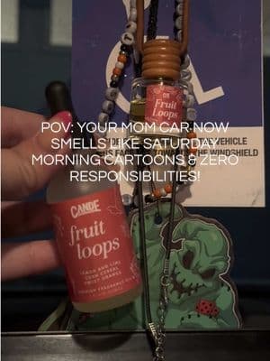 Cleaning my car and this Fruit Loops car freshener but makes your car now smell like Saturday morning cartoons and zero responsibilities 😂🍓🚙 This @CANDECRAFTCO little freshener has my whole car smelling sweet, fruity, and honestly kinda addicting. Perfect for anyone tired of boring car scents or stinky kid smell 👀✨ #carfreshener #caraccessories #tiktokshopsparkcreator #tiktokshopcreatorpicks #tiktokshopstockup