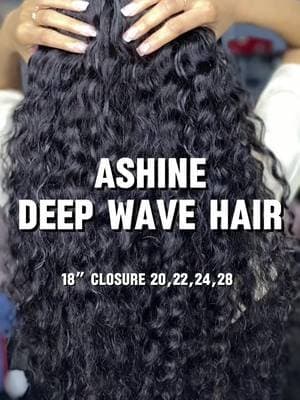 I be ready to take my hair out so quick , but I’m going to keep this in for a month so we can really see how good the hair is 😍 #ashinehair #deepwavehair #humanhairbundles #hairtok #tiktokshopfinds