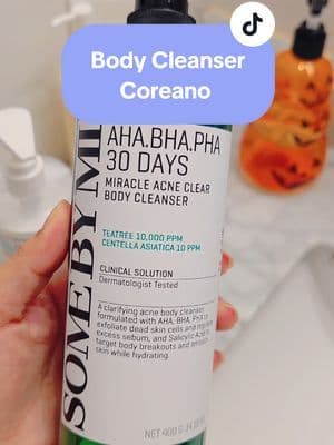 Tienes acné en el cuerpo, tu mejor body Cleanser. Some by Mi! El mejor Cleanser si tienes acné en el cuerpo esta es tu mejor opción. . . #tiktokshop #somebymi #skincarecoreano #bodycleanser #tiktokshopblackfriday