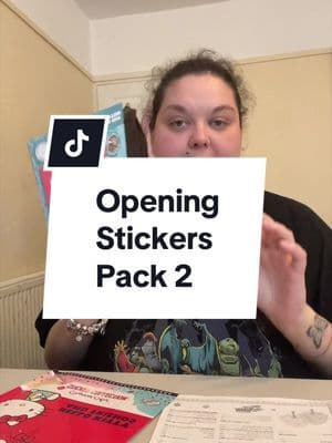 Opening Stickers Pack 2 #tiktokmademebuyit #sanrio #springdeals #hellokittystickerbook #openingstickerpacks