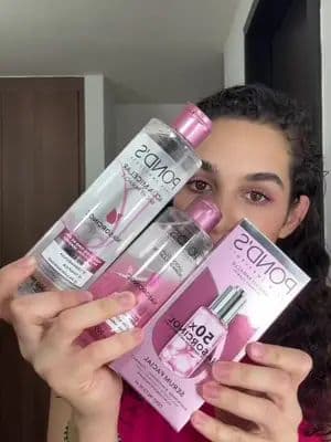 Night routine, glow con Bright Miracle🎀 #PatronaDelGlow #publicidad #PondsDesmaquillanteFM @POND´s México @For_Me