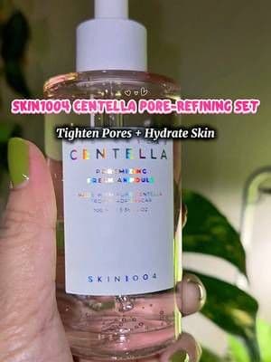 If you struggle with enlarged pores or excess oil... this SKIN1004 Centella Pore-Refining Set is such a great combo 😍 Pink Salt Ampoule = tightens pores & controls oil Light Gel Cream = instant cooling + deep hydration Holiday deal + free shipping while it lasts 🎁👇 #skin1004 #koreanskincareproducts #centellaskincare #glowingskincare #tiktokshopholidaydeals @SKIN1004 US