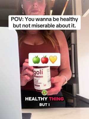 Me: I want to be healthy Also me: But I’m not drinking vinegar, babe 😅 These zero sugar ACV gummies from Goli are the o