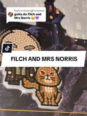 Replying to @Chanel 🥰 FILCH AND MRS NORRIS #diamondart #diamondartaddict #diamondartkit #TikTokShop #tiktokmademebuyit #dealdrops #harrypotter #harrypottercrystalart #harrypotterstickerbook #craftbuddy #craftbuddycrystalart #stickerbook #harrypotterstickercrystalart #crystalart #craftbuddyuk #stickeralbum #artsandcrafts #harrypottertiktok #filch #filchandmrsnorris #mrsnorris
