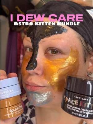 POV: Your skincare routine just got a major glow-up. β¨ The I Dew Care Astro Kitten Peel-Off Mask Set comes with three masks for different skincare needs. π€ Space Kitten features charcoal, volcanic ash, sapphire powder, and moringa seed oil for the T-zone. π Aqua Kitten is packed with hyaluronic acid, Jeju sea water, and squalane for long-lasting hydration. β¨ Gold Kitten contains 24K gold powder, peptides, and pumpkin extract to leave skin looking radiant and plump. One of my favorite parts? These masks peel off easily without feeling like they're tugging on my skin, making self-care even more enjoyable. Plus, the sparkly cat-ear headband is the cutest bonus for your at-home spa night! If you're looking for fun skincare, peel-off masks, hydration, glowing skin, or the perfect self-care gift, this set is worth checking out. Shop through the link in my TikTok Shop! π @I Dew Care #tiktokshopsummersale #tiktokshopcreatorpicks #TikTokShopFinds #backtoschoolshopping #idewcare