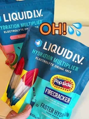 Everyday with @Liquid I.V. , stay busy, stay hydration.💦💧😆💓 Check out the new firecracker flavor!!!! If you haven’t try yet! 🌈🎃 #liquidiv #newlooksamehydration #stayhydrated #liquidivhydration #wellness #adayinmylife #drinktok #drink #tiktokshop