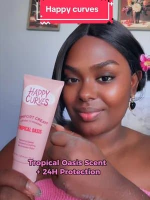 #ad. Thigh chafing and underboob sweat? Not anymore! 🚫✨ The Happy Curves Comfort Cream is a total game changer for hot days. It applies like a lotion and instantly turns into a velvety powder that absorbs sweat and prevents chafing. 🧴💕 Tap the link in my bio to get yours on Amazon! 🛒 #HappyCurves #AntiChafing #amazonbeauty #skincare