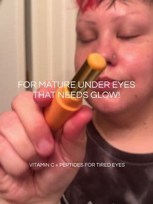If your mature under eyes look tired, puffy, or dull, this @RoC Skincare Vitamin C + peptide eye balm helps brighten, smooth, and refresh in seconds. The cooling swipe-on formula hydrates, reduces the look of dark circles, and layers perfectly under makeup for a more awake, youthful glow. #tiktokshopcreatorpicks #tiktokshopsparkcreator #undereyecare #matureskin #darkcircles