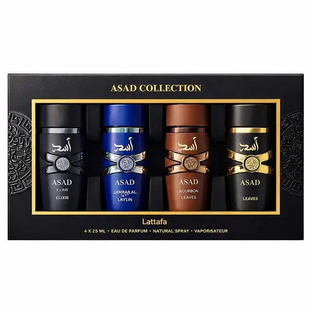Why smell the same every day? The Lattafa Asad Collection gives you four intense men’s fragrances in one luxury box—bold, fresh, warm and powerful. Swap your scent to match your mood, from office confidence to late‑night energy. Perfect as a gift or for building your own signature rotation. Which Asad are you wearing tonight? #weeklydeals #payday #RushReady #LattafaAsad #mensfragrance #giftforhim #scentcollection #tiktokmademebuyit