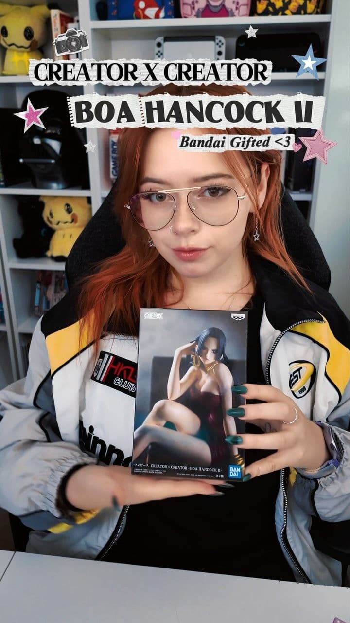 Still can’t get over this 😭❤️
Huge thanks to Bandai for gifting me this official Creator x Creator Boa Hancock figure!