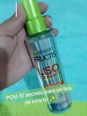 garnier fructis ✨️ liso diamante spray alisador con baño de brillo ... @Garnier México #garnierfructis #lisodiamante