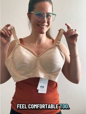 Best nursing bra I have found. Use discount code COOLFIT20A for 20% off @Momcozy Official #Momcozy #Momcozybra #Postpartum