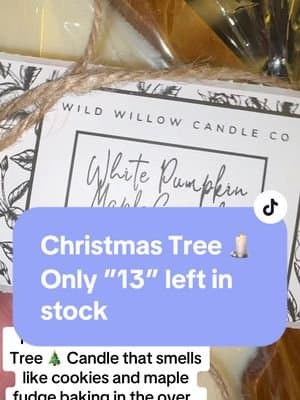 RUN and grab this amazing smelling christmas tree shaped candle that will have your home smelling delicious @Wild Willow
