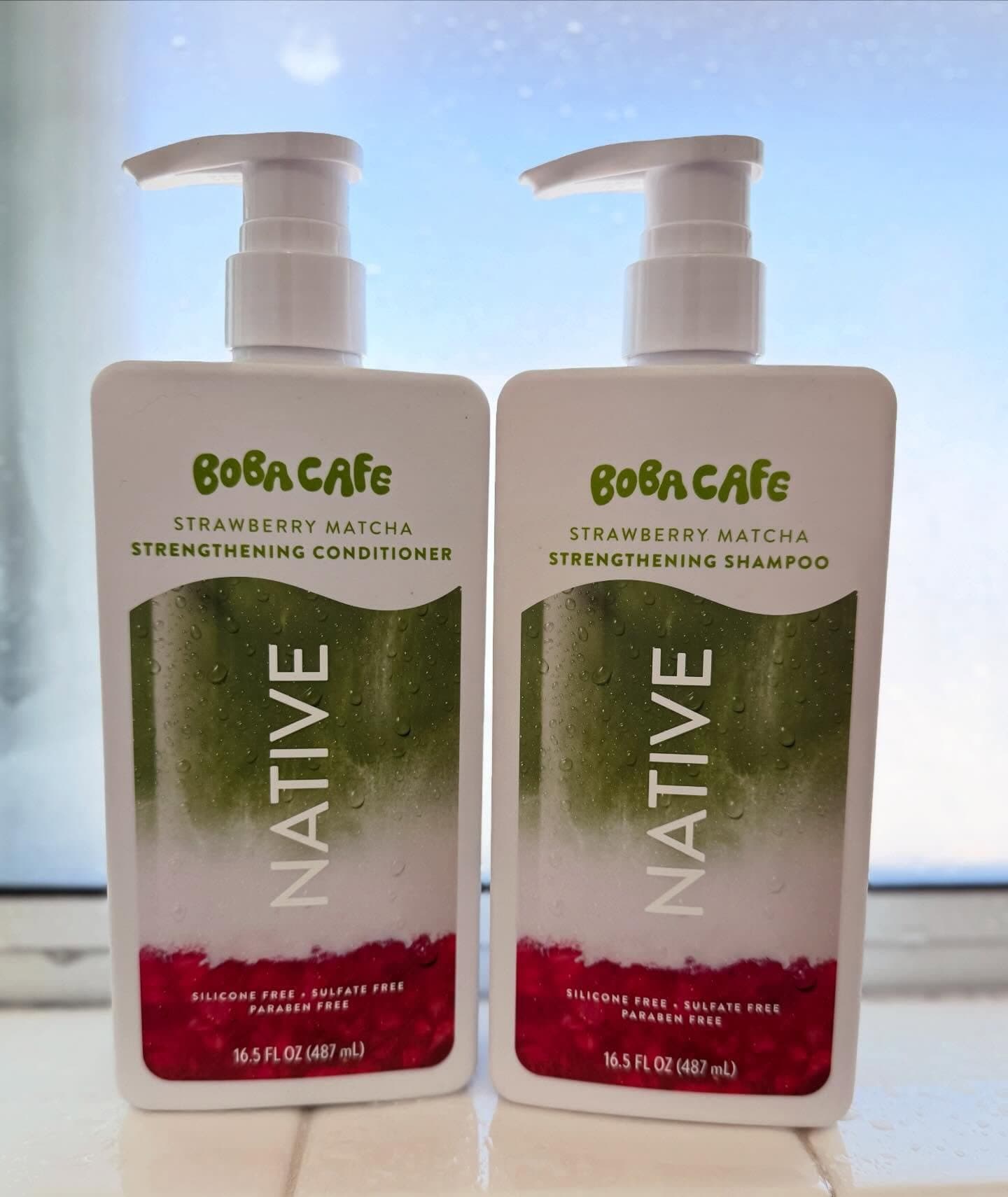This strawberry🍓matcha scent of this duo is delicious! It seriously smells so good. I appreciate that they’re sulfate,