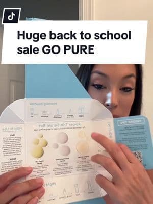 Aghh just seen they are having a awesome sale for ghe #tiktokshopbacktoschool sale! Literally now is the time to try go pure if you have been waiting for a sale! The trio set is amazing! I am loving how it easily goes together within a simplified routine! . #TikTokCreatorSearchInsightsIncentive