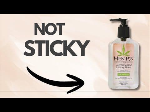 Best Smelling & Moisturizing Hand Sanitizer? Hempz -gifted